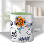 18695 personalised flash tattoo gothic mug 2