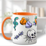 18695 personalised flash tattoo gothic mug 3