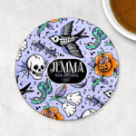18696 personalised flash tattoo gothic coaster 1
