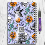 18700 personalised tattoo flash gothic notebook 2