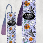 18701 personalised tattoo flash gothic bookmark 1