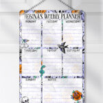 18703 personalised tattoo flash gothic weekly planner 1