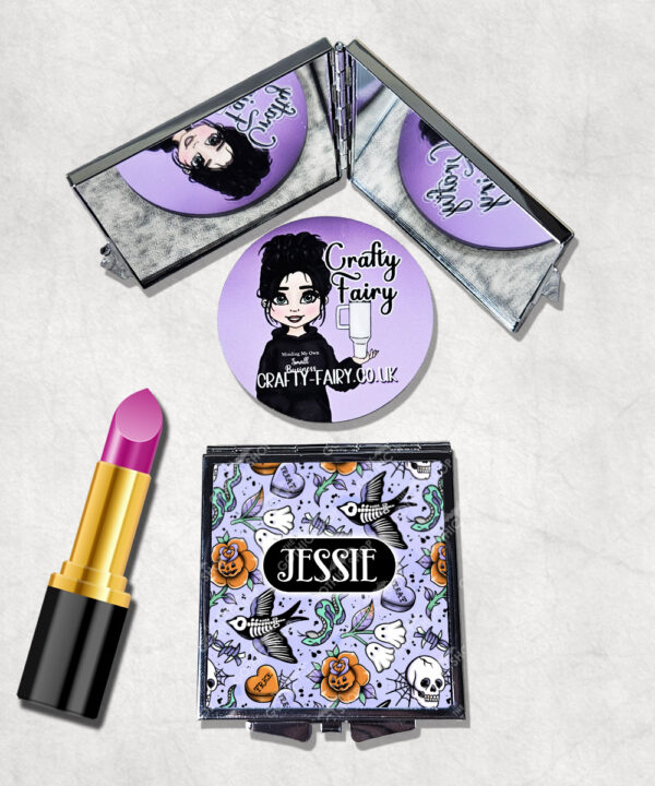 18708 personalised tattoo flash gothic mirror 1