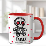 18716 personalised skelly doll gothic mug 1