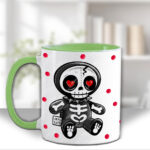 18716 personalised skelly doll gothic mug 2
