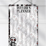 18723 personalised skelly doll gothic planner 1