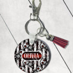 18727 personalised skelly doll gothic keyring 1