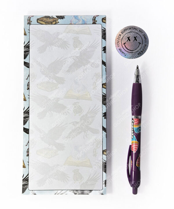 18732 ravens books gothic slimi notepad 3
