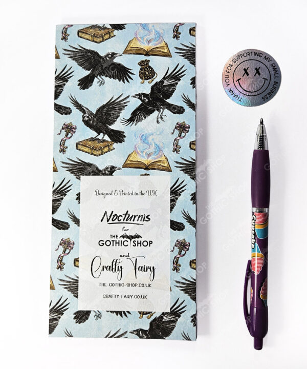 18732 ravens books gothic slimi notepad 5