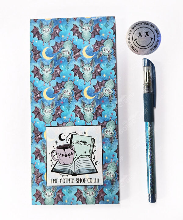 18734 kawaii bats gothic slimi notepad 4