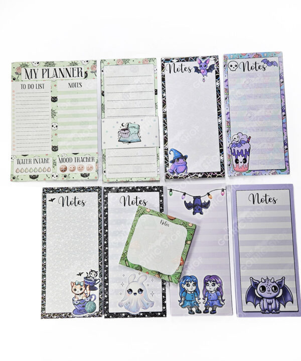 18738 luna cats gothic slim notepad 1