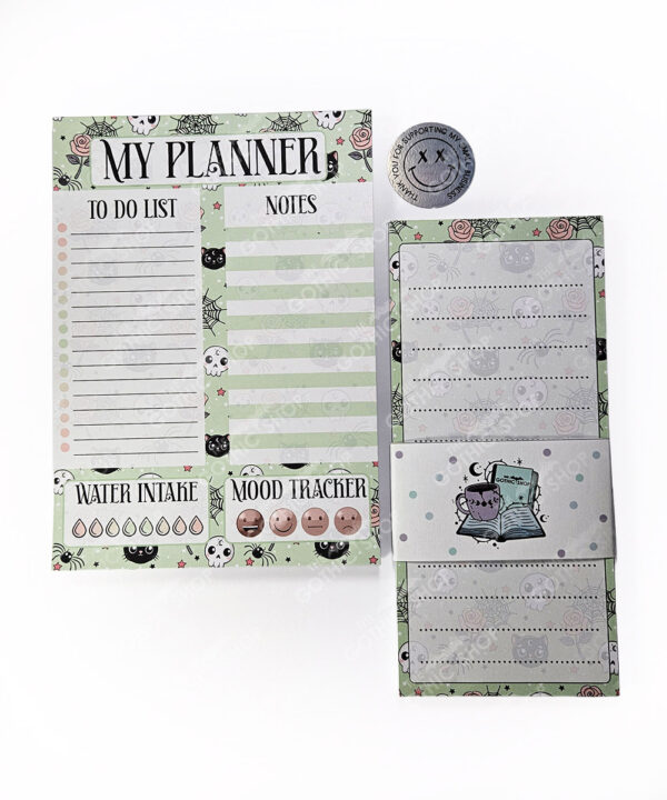 18738 luna cats gothic slim notepad 2