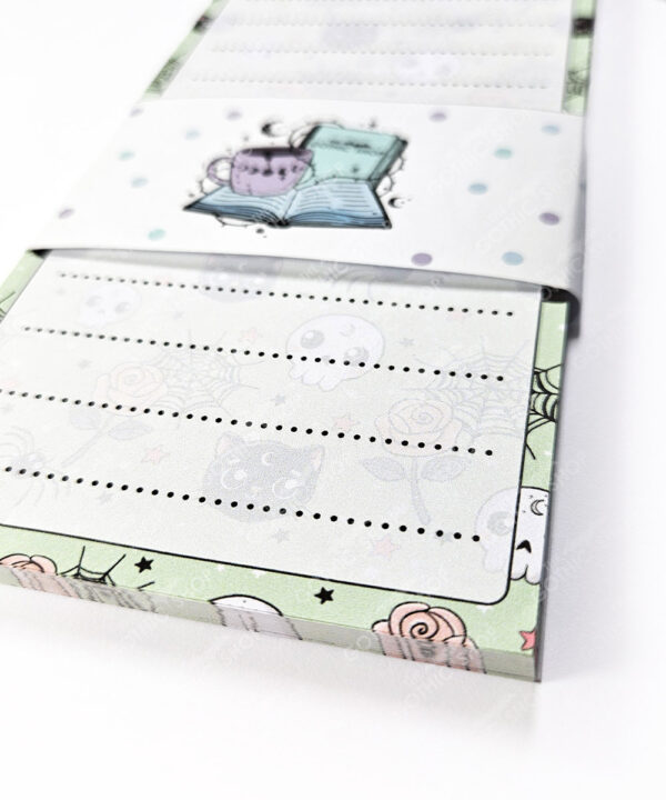 18738 luna cats gothic slim notepad 4