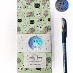 18738 luna cats gothic slim notepad 5