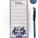 18739 gargoyle gothic slim notepad 1