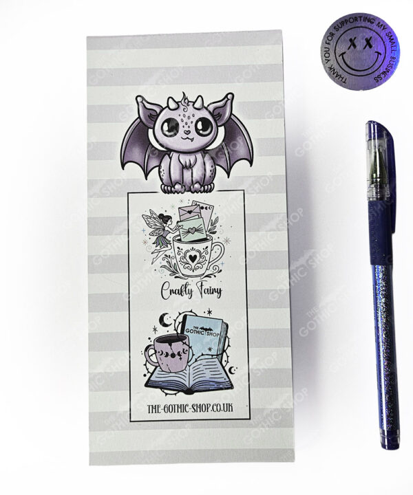 18739 gargoyle gothic slim notepad 3