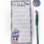 18740 freaky shakes gothic slim notepad 1