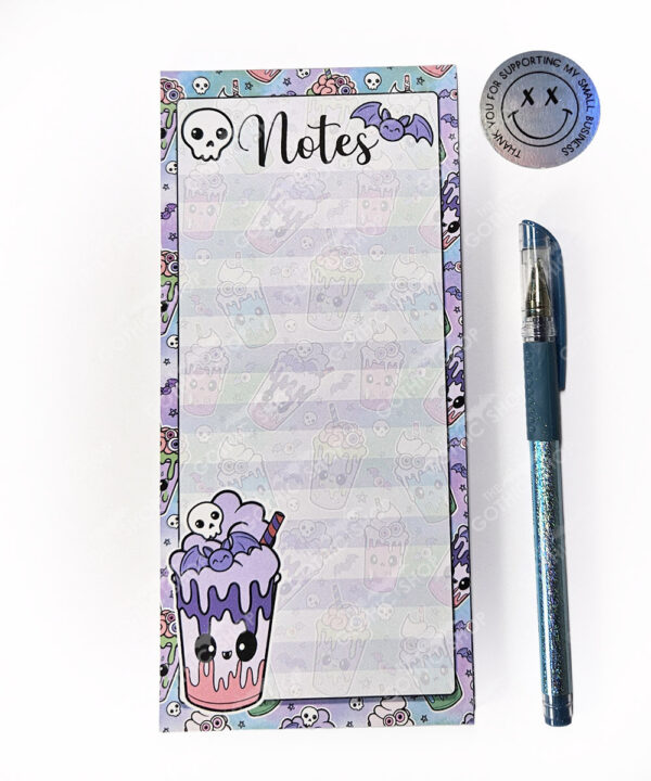 18740 freaky shakes gothic slim notepad 1