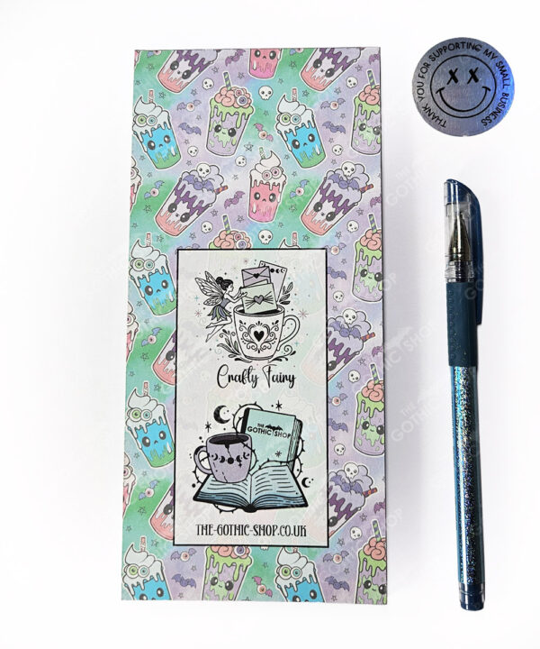 18740 freaky shakes gothic slim notepad 4