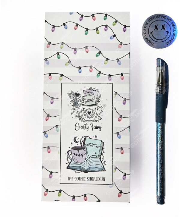 18741 creepy dolls gothic slim notepad 3