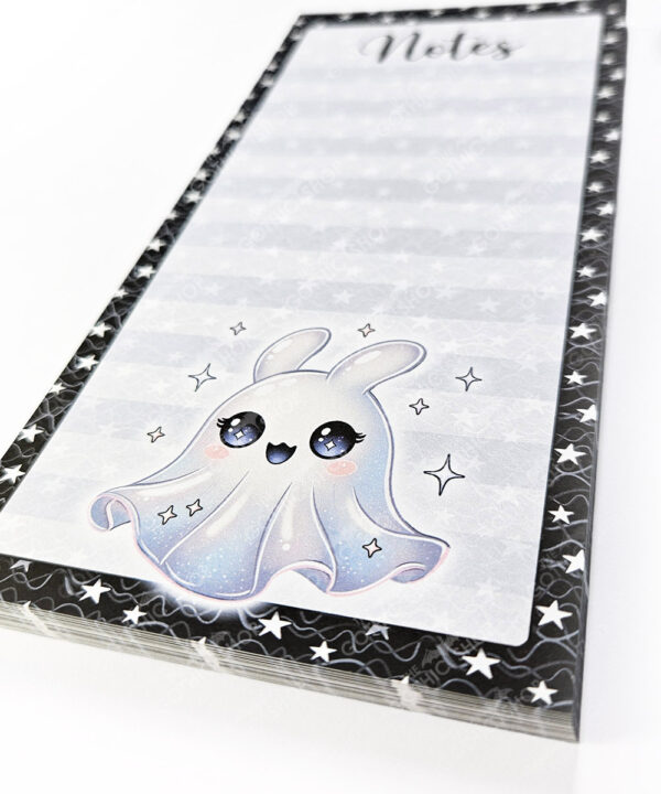 18742 rabbit ghosts gothic slim notepad 2