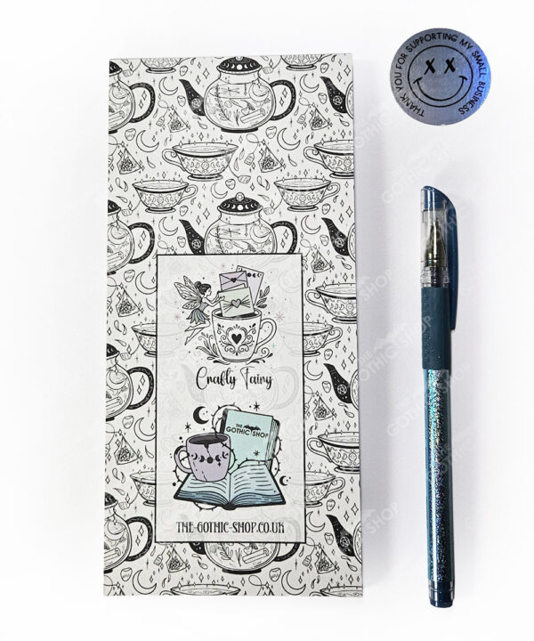 18745 teapots gothic slim notepad 3