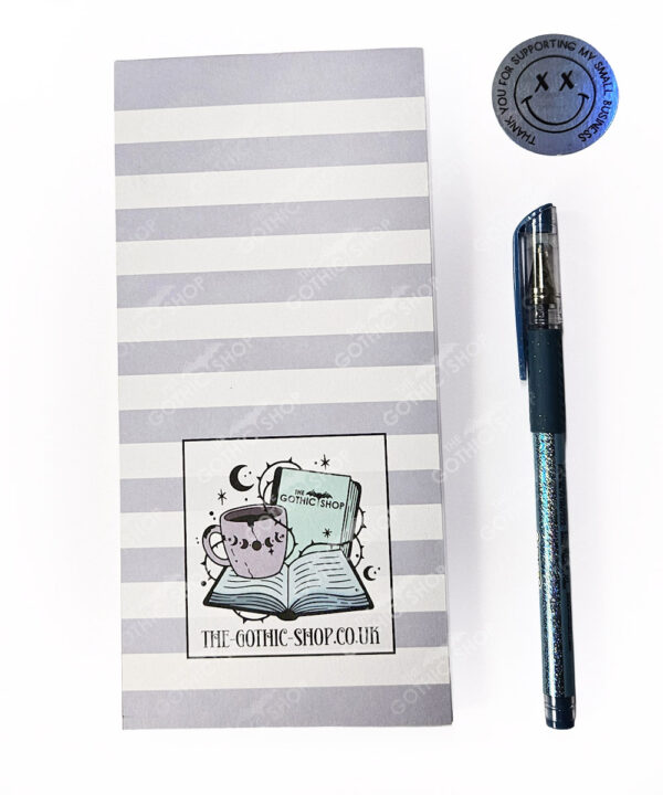 18748 purple bats todo gothic slim notepad 3