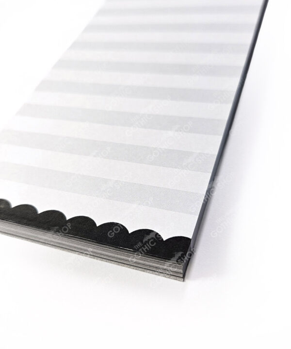 18749 bats notes grey gothic slim notepad 2