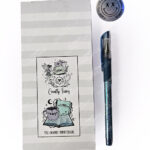 18749 bats notes grey gothic slim notepad 3