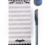 18750 bats notes purple gothic slim notepad 1