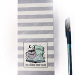 18750 bats notes purple gothic slim notepad 3