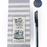 18751 bats notes purple gothic slim notepad 3