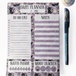 18753 cats ghosts purple a5 gothic notepad 2