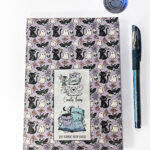 18753 cats ghosts purple a5 gothic notepad 4