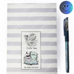18758 bats purple a5 gothic notepad 3
