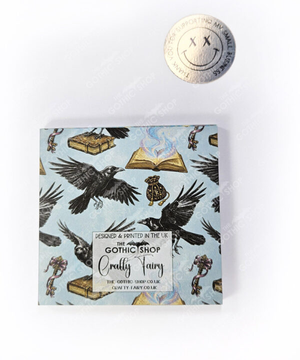 18759 raven books mini gothic notepad 3