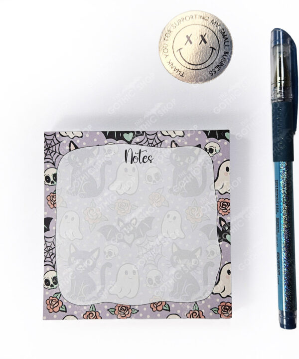 18760 cats bats mini gothic notepad 1