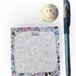 18764 cherry skulls mini gothic notepad 1