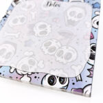 18764 cherry skulls mini gothic notepad 2