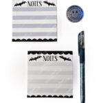 18766 bats purple notes mini gothic notepad 1