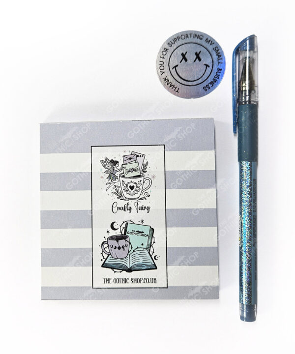 18766 bats purple notes mini gothic notepad 5
