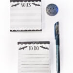 18767 bats grey notes mini gothic notepad 1