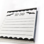 18769 bats grey to do mini gothic notepad 2