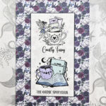 whimsical dark academia book lover bookish a6 notepad stationery