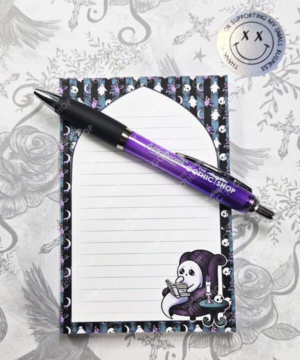 18772 ghost reader gothic notepad 1