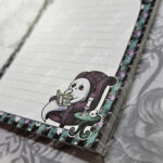 haunted library ghostie readers a6 gothic notepad stationery