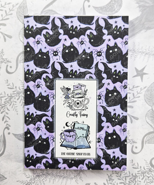 18773 bat cats gothic notepad 4