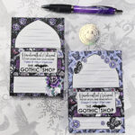 18776 skull rose gothic notepad 8