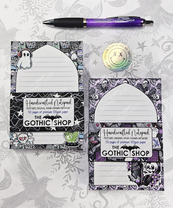18778 emo gothic notepad 6