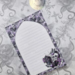 18779 skull coffin gothic notepad 2